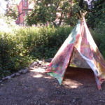 The finished tee-pee